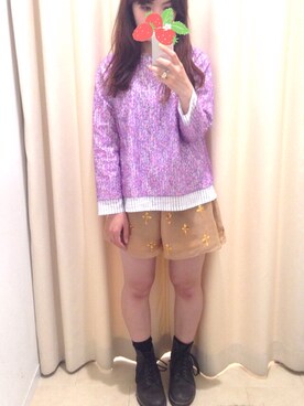 「WILDFOX」｜エリナハマダさん（レディース・153cm）の春コーディネート