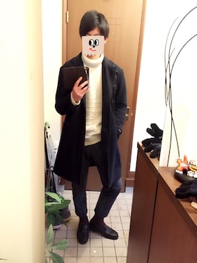 おかPさん（メンズ・175cm）の冬コーディネート