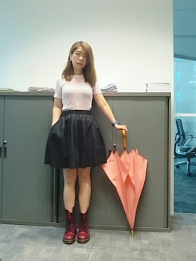 「A land（エーランド）のアイテム（アクセサリー）」を使った、GGGさん（レディース・157cm）の夏コーディネート