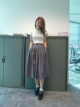 「A land（エーランド）のアイテム（アクセサリー）」を使った、GGGさん（レディース・157cm）の夏コーディネート