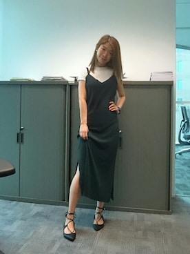 「A land（エーランド）のアイテム（アクセサリー）」を使った、GGGさん（レディース・157cm）の夏コーディネート