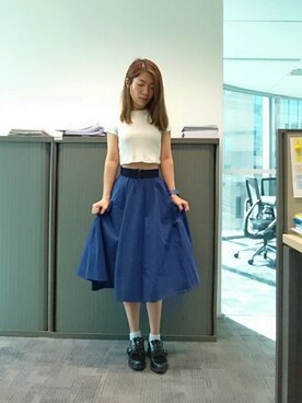 「A land（エーランド）のアイテム（アクセサリー）」を使った、GGGさん（レディース・157cm）の秋コーディネート