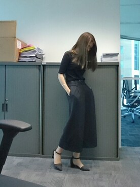 「A land（エーランド）のアイテム（アクセサリー）」を使った、GGGさん（レディース・157cm）の秋コーディネート