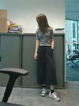 「A land（エーランド）のアイテム（アクセサリー）」を使った、GGGさん（レディース・157cm）の秋コーディネート