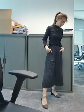 「A land（エーランド）のアイテム（アクセサリー）」を使った、GGGさん（レディース・157cm）の秋コーディネート