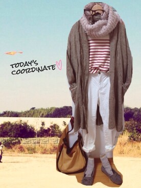 ▲▽ みんと △▼さん（レディース・160cm）の冬コーディネート