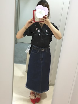 「アイテム（チョーカー）」を使った、まりさん（レディース・154cm・20代）の秋コーディネート
