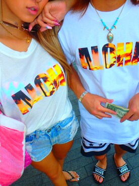 ビーチサンダルを使った ペアルック のレディース人気ファッションコーディネート ユーザー その他ユーザー Wear