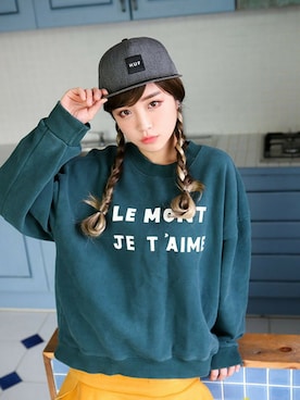 「アイテム（その他ヘアアクセサリー）」を使った、LINEASTORIAさん（レディース・160cm）の秋コーディネート