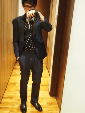 「MARC JACOBS（マークジェイコブス）のアイテム（シャツ/ブラウス）」を使った、timさん（メンズ・173cm）の冬コーディネート