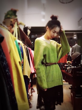 「Haoming（ハオミン）のアイテム」を使った、IM-LUYCCさん（レディース・168cm）の秋コーディネート