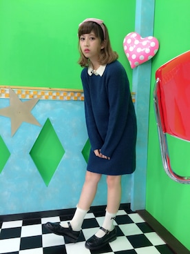 松本鈴香さん（レディース・153cm）の秋コーディネート