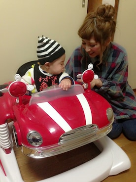 「古着のアイテム（シャツ/ブラウス、グリーン系）」を使った、松本鈴香さん（レディース・153cm）の秋コーディネート