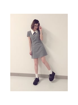 松本鈴香さん（レディース・153cm）の春コーディネート