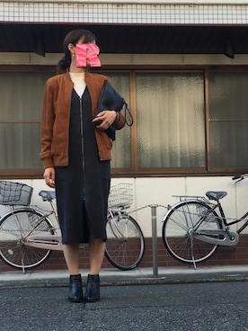 「プチプラミックス」｜®️さん（レディース・162cm）の秋コーディネート