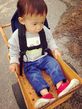 caaaanaさん（キッズ・80cm）の春コーディネート