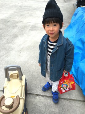 caaaanaさん（キッズ・90cm）の冬コーディネート