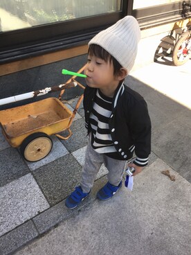 caaaanaさん（キッズ・90cm）の冬コーディネート