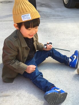 caaaanaさん（キッズ・90cm）の冬コーディネート