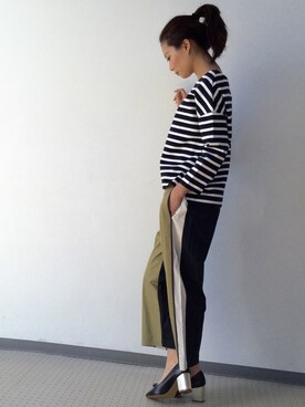 「Unaca（アナカ）のアイテム」を使った、enchainement/mignonさん（レディース・160cm）の冬コーディネート