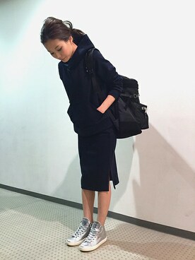 「d'un a dix（アナディス）のアイテム」を使った、enchainement/mignonさん（レディース・160cm）の春コーディネート