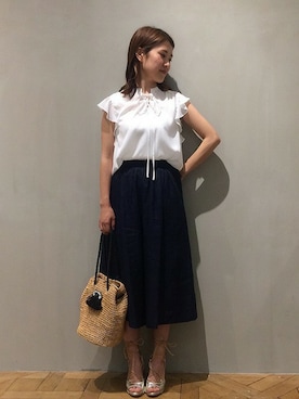 「mignon（ミニョン）のアイテム」を使った、enchainement/mignonさん（レディース・158cm）の春コーディネート