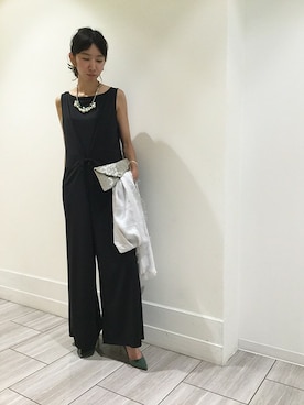 「d'un a dix（アナディス）のアイテム（ワンピース）」を使った、enchainement/mignonさん（レディース・160cm）の春コーディネート
