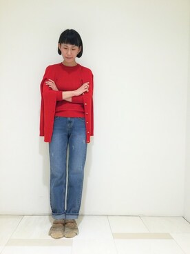 「d'un a dix（アナディス）のアイテム」を使った、enchainement/mignonさん（レディース・160cm）の秋コーディネート