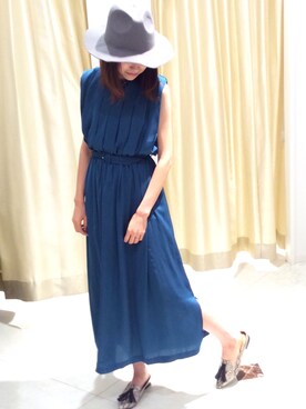 「Bou Jeloud」｜「アイテム（帽子）」を使った、boujeloud小郡店さん（レディース・156cm）の夏コーディネート