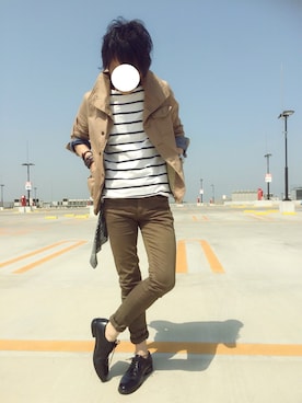「FLASH REPORT」｜モミジさん（メンズ・172cm）の春コーディネート