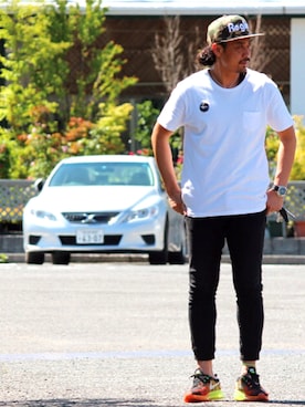 「アイテム（アナログ腕時計）」を使った、hanaさん（メンズ・175cm）の春コーディネート