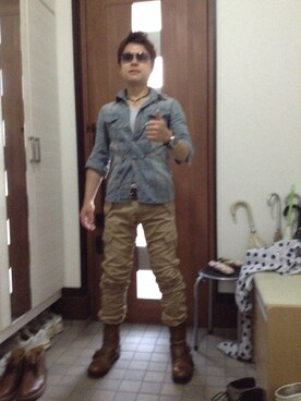 ナカヤマ タクヤさん（メンズ・168cm）の春コーディネート