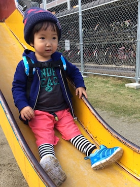 zuiさん（キッズ・90cm）の冬コーディネート