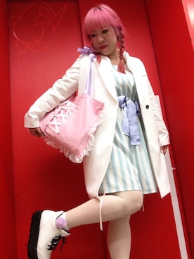 「ファッション手当」｜音生しずくさん（レディース・160cm）の春コーディネート
