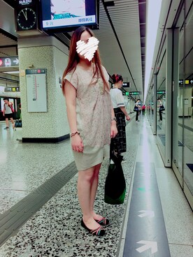 「Switch（スウィッチ）のアイテム」を使った、Kristy Ng さん（レディース・157cm）の夏コーディネート