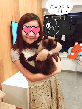 「Neko」｜Kristy Ng さん（レディース・157cm）の秋コーディネート