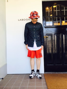 「nonnative（ノンネイティブ）のアイテム（レッグウェア）」を使った、Koichi Ono LABOONさん（メンズ・170cm）の春コーディネート