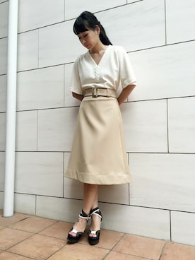 yngさん（レディース・160cm）の夏コーディネート