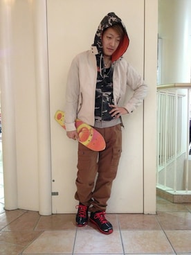 SHOさん（メンズ・168cm）の冬コーディネート