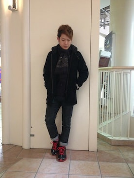 SHOさん（メンズ・168cm）の冬コーディネート