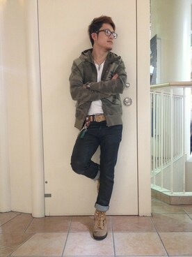 SHOさん（メンズ・168cm）の冬コーディネート