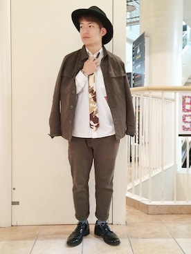 SHOさん（メンズ・168cm）の冬コーディネート