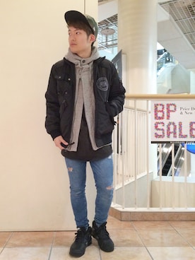 SHOさん（メンズ・168cm）の冬コーディネート