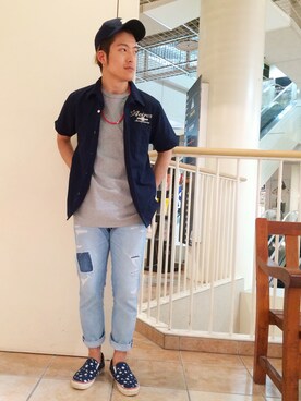 SHOさん（メンズ・168cm）の夏コーディネート