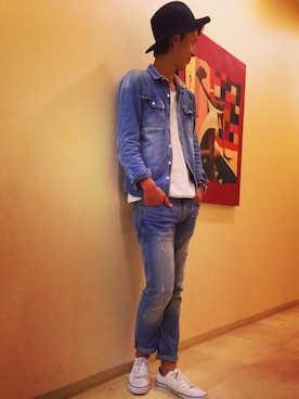 「HAMILTON（ハミルトン）のアイテム」を使った、Yasuhiro Koyamaさん（メンズ・180cm）の秋コーディネート