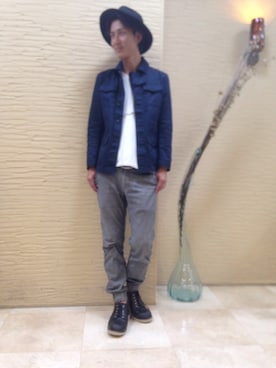 「HAMILTON（ハミルトン）のアイテム」を使った、Yasuhiro Koyamaさん（メンズ・180cm）の秋コーディネート