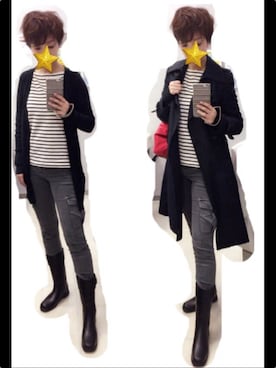 「G.V.G.V.（ジーヴィージーヴィー）のアイテム（トレンチコート）」を使った、fsmkjさん（レディース・163cm）の春コーディネート