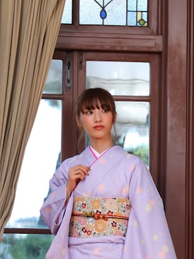 「秋コーデ」｜「アイテム（浴衣）」を使った、utataneさん（レディース・160cm）の秋コーディネート