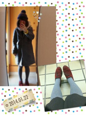 にゃすさん（レディース・157cm）の冬コーディネート