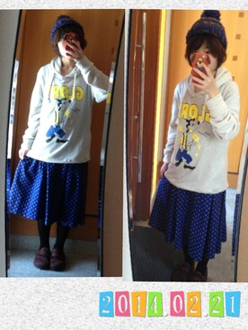 にゃすさん（レディース・157cm）の冬コーディネート